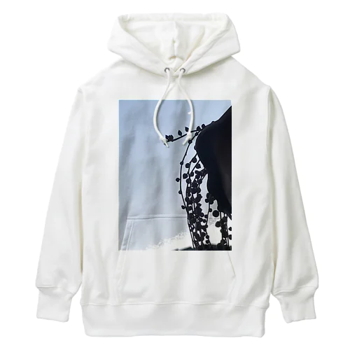 三日月とグリーンネックレス Heavyweight Hoodie