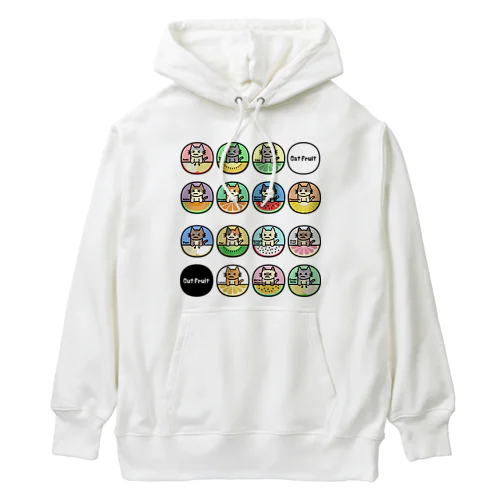 14Cats（フルーツ） Heavyweight Hoodie