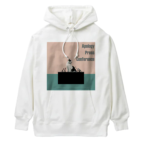 謝罪会見 Heavyweight Hoodie