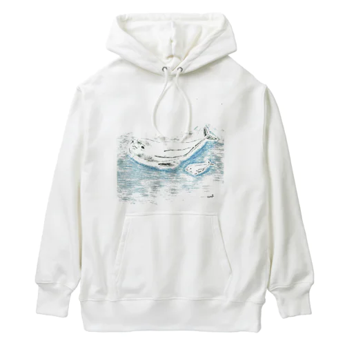 いのちが還る場所(square) Heavyweight Hoodie