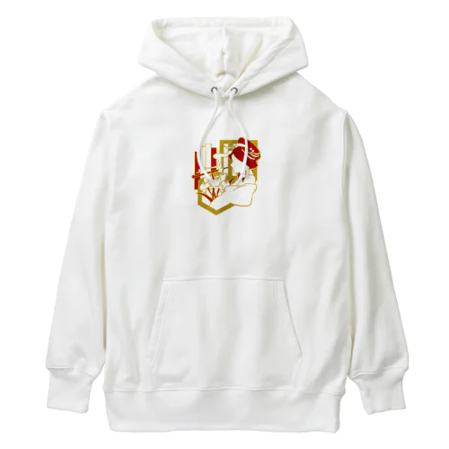 【寄席】《赤》 Heavyweight Hoodie