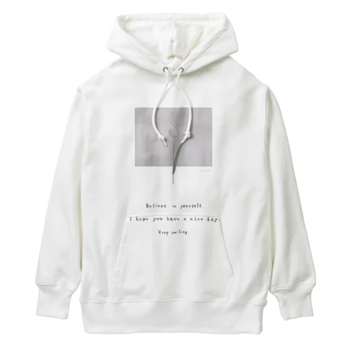 Peach Tulip × lavender blueberry milk tea Heavyweight Hoodie