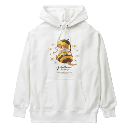 Baby Otters Honey（文字茶色） Heavyweight Hoodie