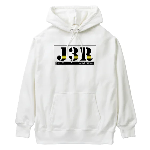 【Threefall Japan Aviation 】J3Rロゴ（TFJAバージョン:3ch手書き） Heavyweight Hoodie