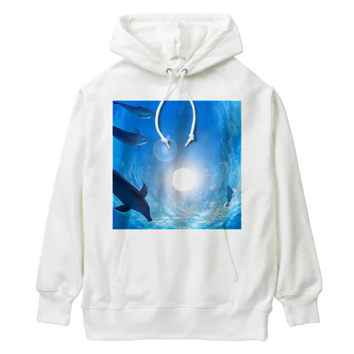 Nature dolphin Heavyweight Hoodie