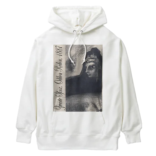 Zwarte Sfinx, Odilon Redon, 1887 Heavyweight Hoodie