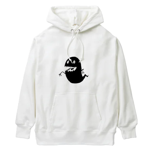 オバケくん黒_1号 Heavyweight Hoodie