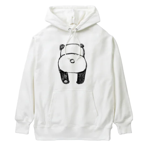 パンダのしっぽは白ですよ Heavyweight Hoodie