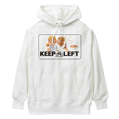 KEEP LEFT plenty's Heavyweight Hoodie