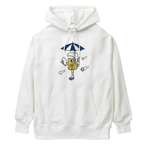 唐傘ビールお化け Heavyweight Hoodie