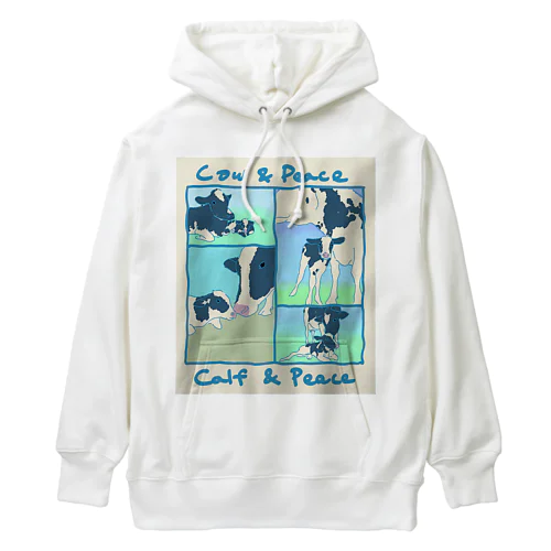 Cow&Peace Calf&Peace ヘビーウェイトパーカー