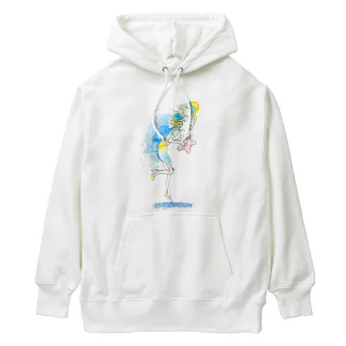 星を持つ女の子 Heavyweight Hoodie