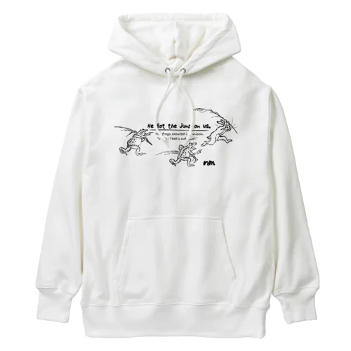 nanometer『鳥獣戯画〜抜け駆け〜』ヘビーウェイトパーカー Heavyweight Hoodie