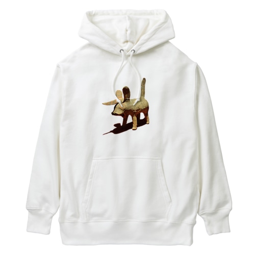 彩色一角双耳獣 Heavyweight Hoodie