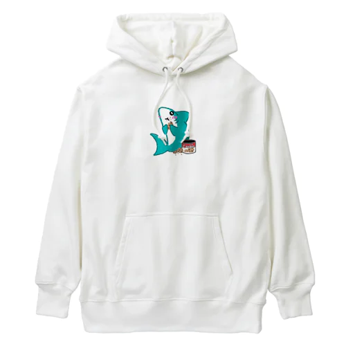 初めてクッキーを食べたサメ Heavyweight Hoodie