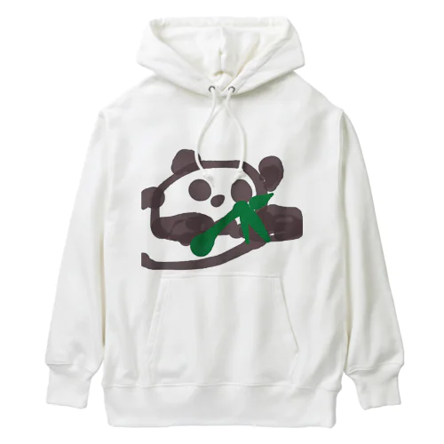 ゆるパンダ（笹） Heavyweight Hoodie