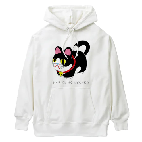 張り子のハチワレニャンコ Heavyweight Hoodie