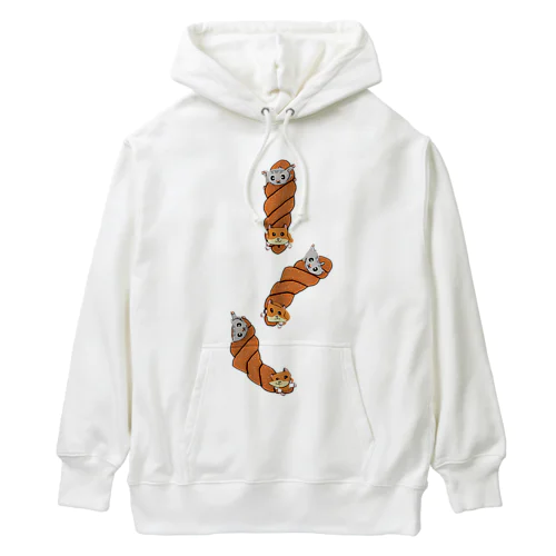 ネジネジハムぱん（ハムスター科・さくべい目） Heavyweight Hoodie