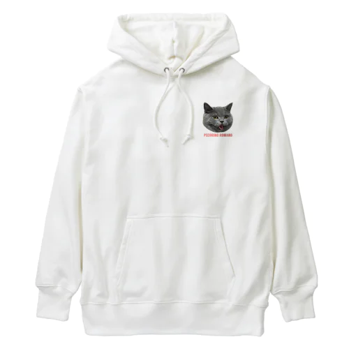 へそ天はらへりおぺこのロンT Heavyweight Hoodie