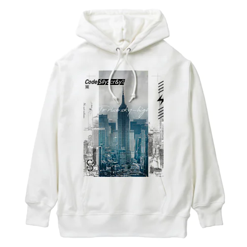 To rise sky-high Heavyweight Hoodie