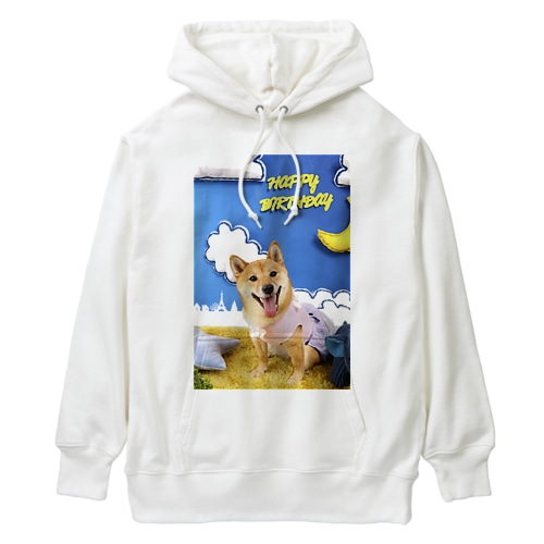 柴犬 HAPPY BIRTHDAY ～月と星編～ Heavyweight Hoodie