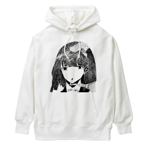 SMOKE・GIRL Heavyweight Hoodie