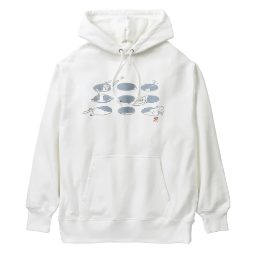 ねこいぬファミリー Heavyweight Hoodie