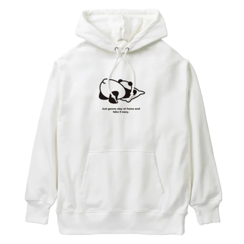 家でまったりパンダ Heavyweight Hoodie