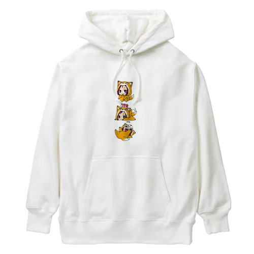 キツネこなちトリオ Heavyweight Hoodie