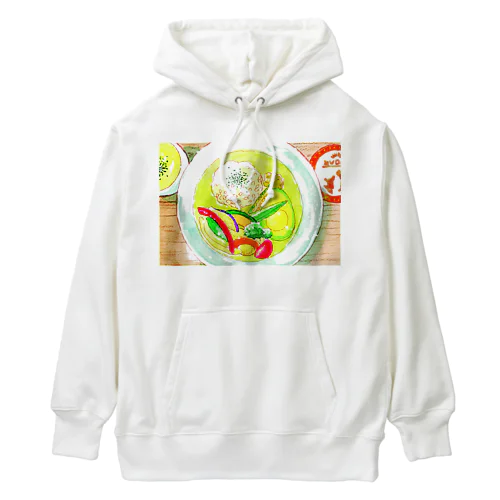 アボカドグリーンカレーグッズ Heavyweight Hoodie