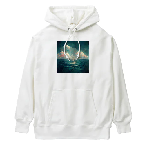 空と海 Heavyweight Hoodie