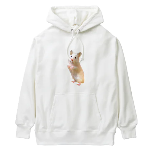 シロクマハムスターゆきちゃん Heavyweight Hoodie