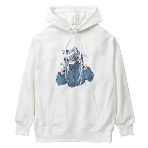 ねこみみじゃーじくん Heavyweight Hoodie