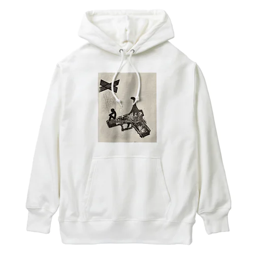 恐竜と人形 Heavyweight Hoodie