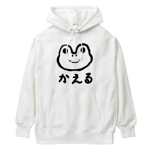 かえるの線画 Heavyweight Hoodie