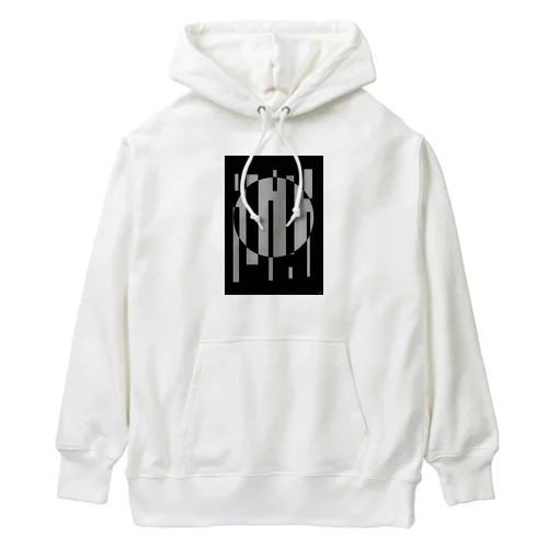 白と黒 Heavyweight Hoodie