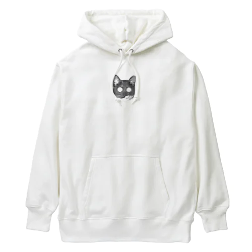 目が光ってる！！♪猫のうにちゃん♪ Heavyweight Hoodie