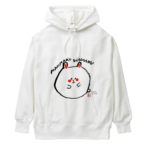 デブUSAGI Heavyweight Hoodie