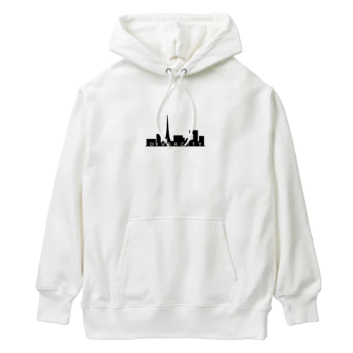 DIVERCITY フロントプリントロゴフーディ Heavyweight Hoodie