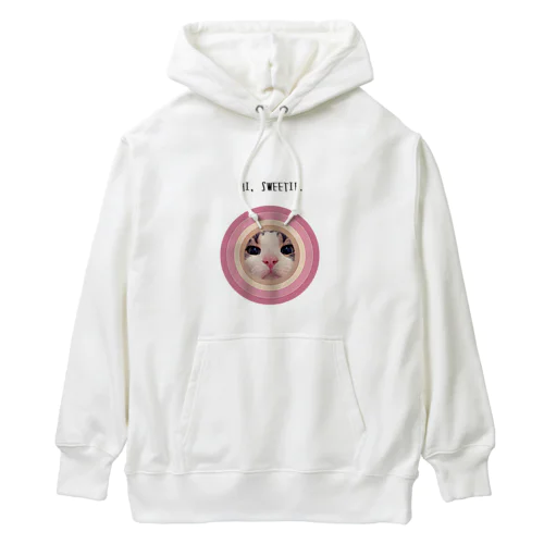 のぞきネコ　きなこ Heavyweight Hoodie