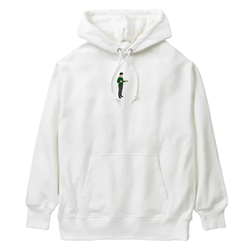 冷蔵庫のサイズを測る人 Heavyweight Hoodie