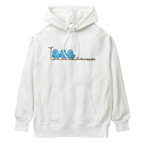 Like the singing birds Heavyweight Hoodie