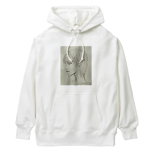 物憂げくん Heavyweight Hoodie