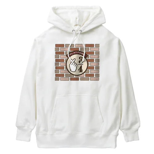 キュンと３/４番線 Heavyweight Hoodie