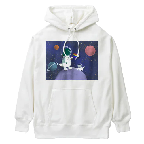 宇宙へ Heavyweight Hoodie