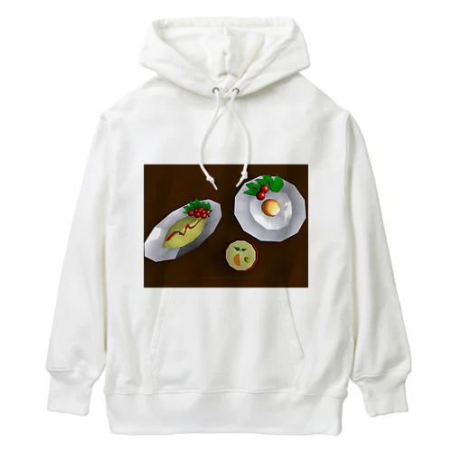 ローポリたまご料理🍳 Heavyweight Hoodie