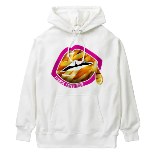 FRENCH FRIES KISS - PINK Heavyweight Hoodie