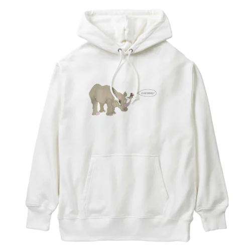 ススメ!(サイとウシツツキ) Heavyweight Hoodie