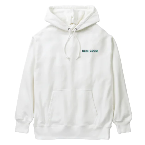 RUN  GOOD  Heavyweight Hoodie