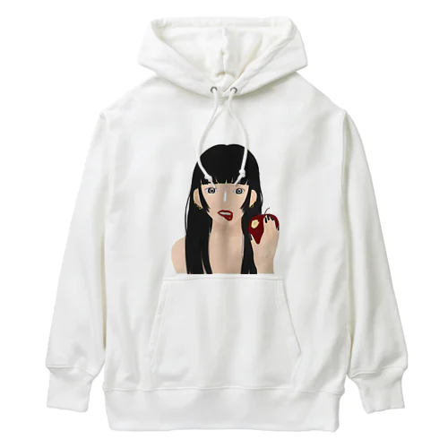 黒髪の女性 Heavyweight Hoodie